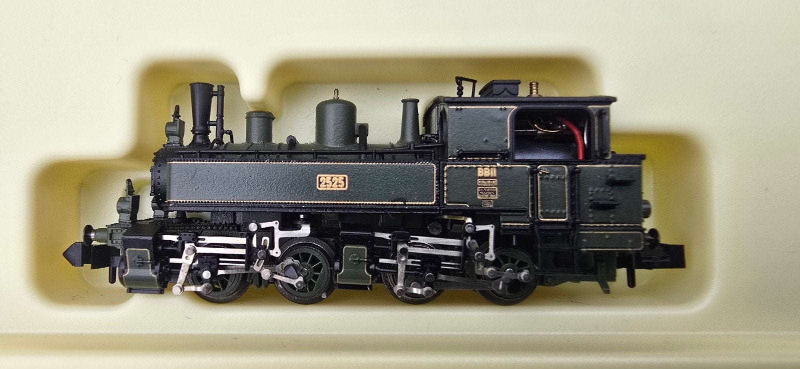 Minitrix 12834 bayerische mallet topstaat ovp., Gelijkstroom, Trix, Wagon, Ophalen of Verzenden