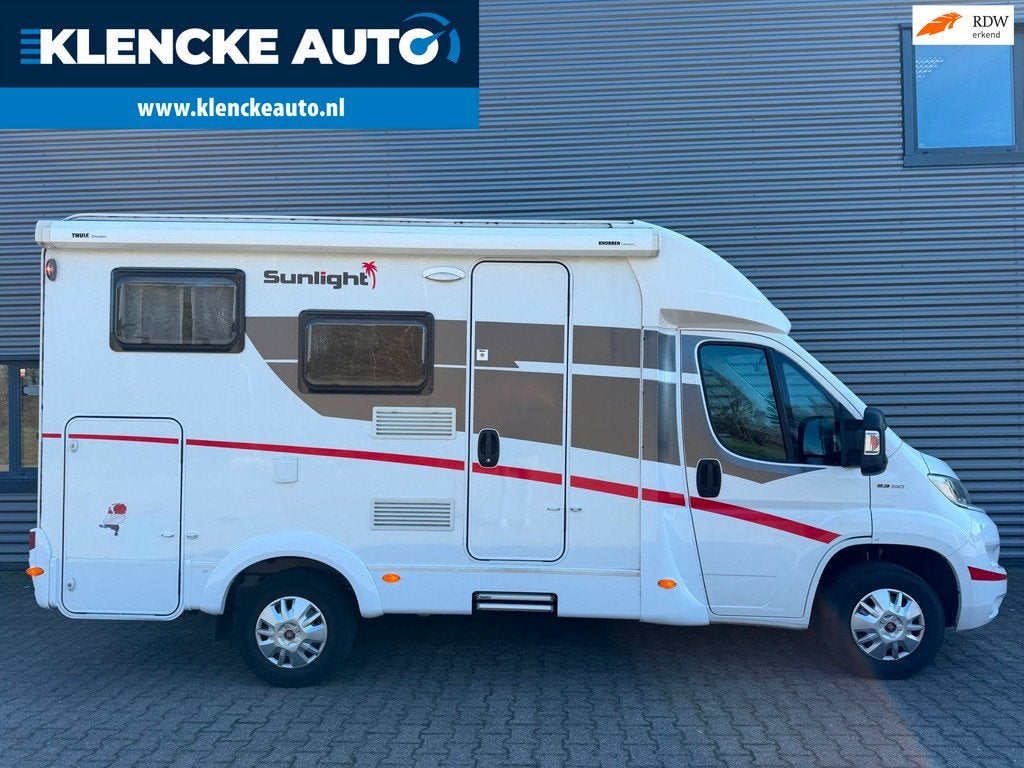 Sunlight T60 TOPSTAAT Airco Dwarsbed 81.086km Elektrische fi, Ringverwarming, Bedrijf, Tot en met 3, Info@klenckeauto.nl