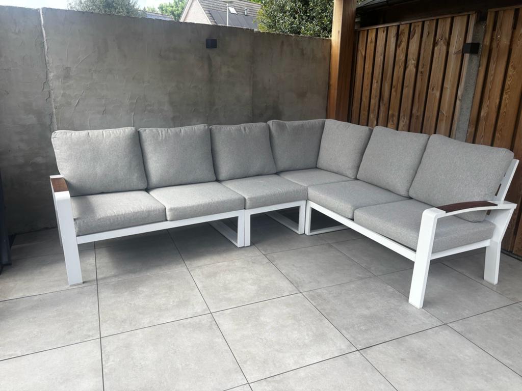 Bois Le Duc loungeset - Zo goed als nieuw, Tuin en Terras, Tuinbanken, Ophalen, Zo goed als nieuw, Teakhout