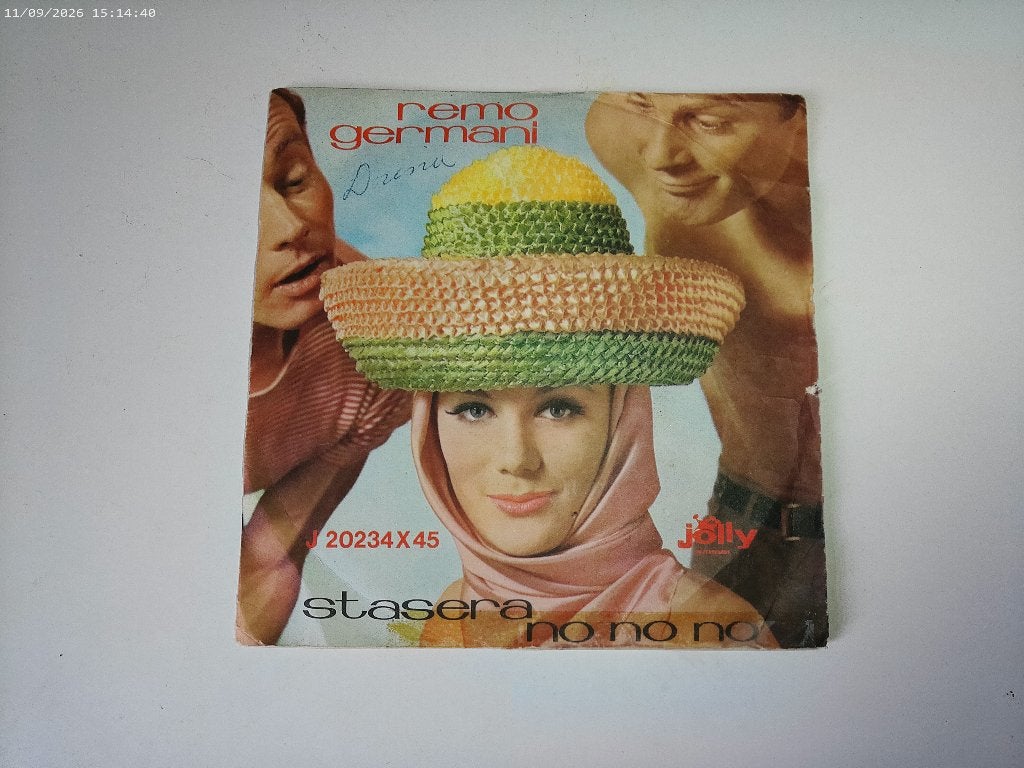 Remo Germani - Stasera No no no no, Gebruikt, Fotohoes, 7 inch, Ophalen of Verzenden