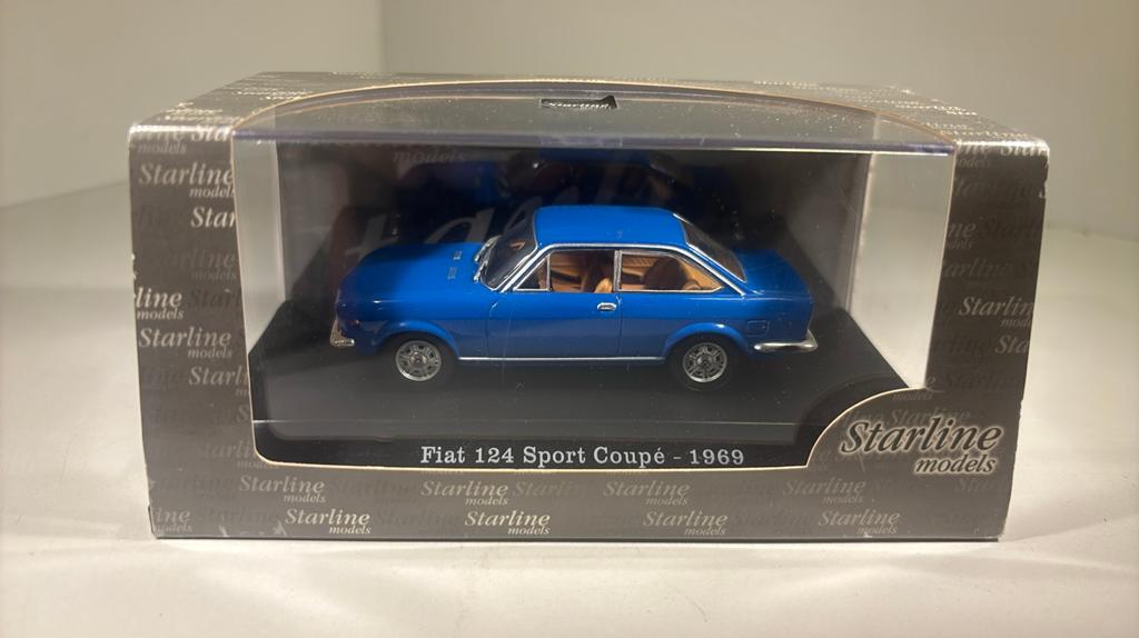 Fiat 124 sport coupe starline 1.43, Hobby en Vrije tijd, Modelauto's | 1:43, Overige merken, Auto, Ophalen of Verzenden, A