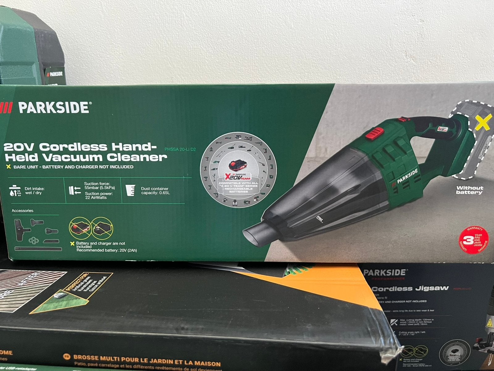 Parkside 20V Draadloze Kruimeldief (Zonder Accu), Overige merken, Kruimeldief, Ophalen of Verzenden, Minder dan 1200 watt