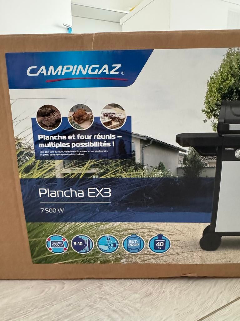 Nieuwe Campingaz Plancha EX3 - Nooit gebruikt!, Tuin en Terras, Gasbarbecues, Ophalen, Nieuw