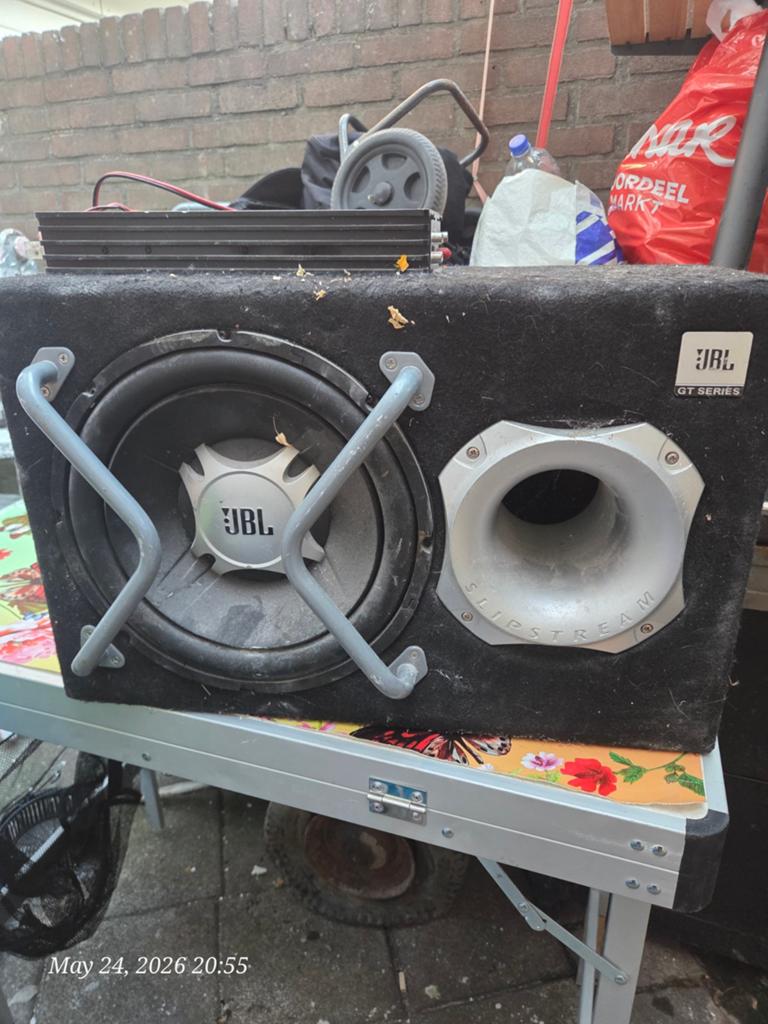 JBL GT-BassPro12 Subwoofer met Versterker, Auto diversen, Ophalen, Gebruikt