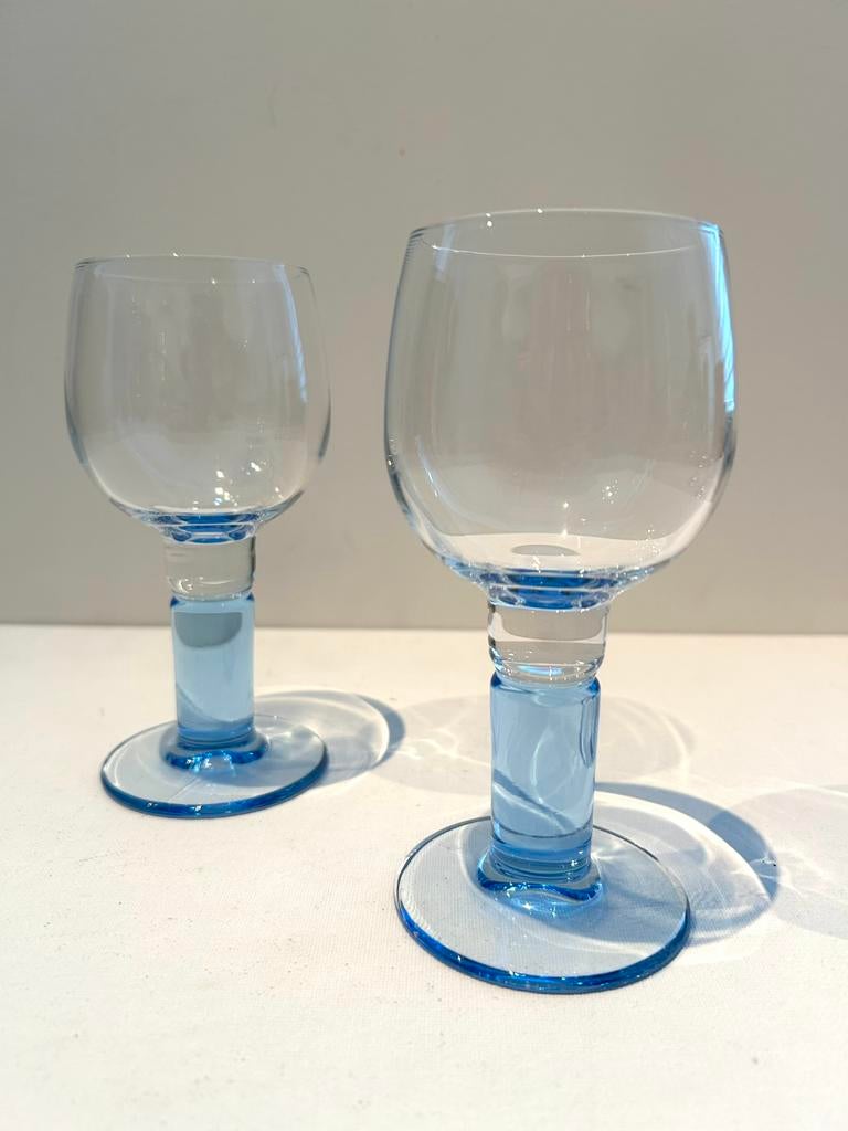 Vintage Bormioli glazen, Verzamelen, Glas en Borrelglaasjes, Ophalen of Verzenden, Zo goed als nieuw, Overige typen