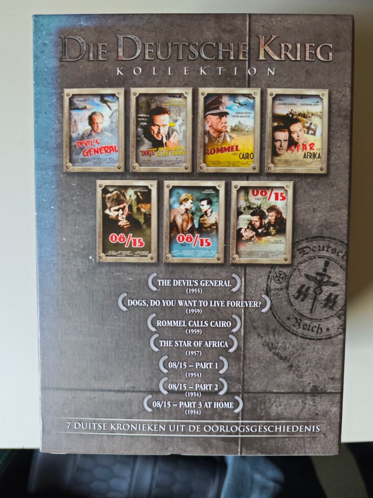 DVD set Die Deutsche Krieg Kollektion, Cd's en Dvd's, Dvd's | Klassiekers, Alle leeftijden, Ophalen, Zo goed als nieuw, Oorlog