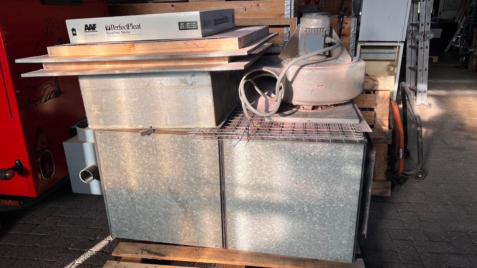 Thermo-Air Luchtbehandelingskast met Rotodyne Ventilator, Ophalen, Ventilator