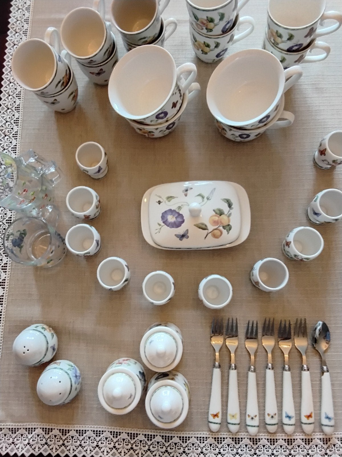 Janneke Brinkman fruit flowers servies delen, Ophalen of Verzenden