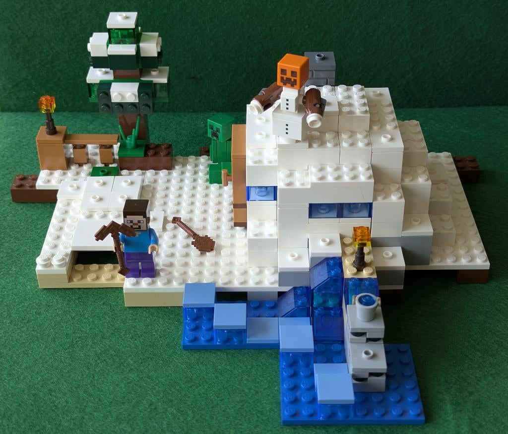 LEGO Minecraft 21120 De Sneeuwschuilplaats, Compleet, Minecraft, Lego, Ophalen of Verzenden