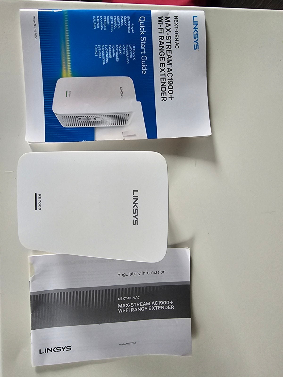 Linksys RE7000 AC1900+ Max-Stream Wi-Fi Range Extender, Ophalen of Verzenden, Gebruikt, Router, Linksys