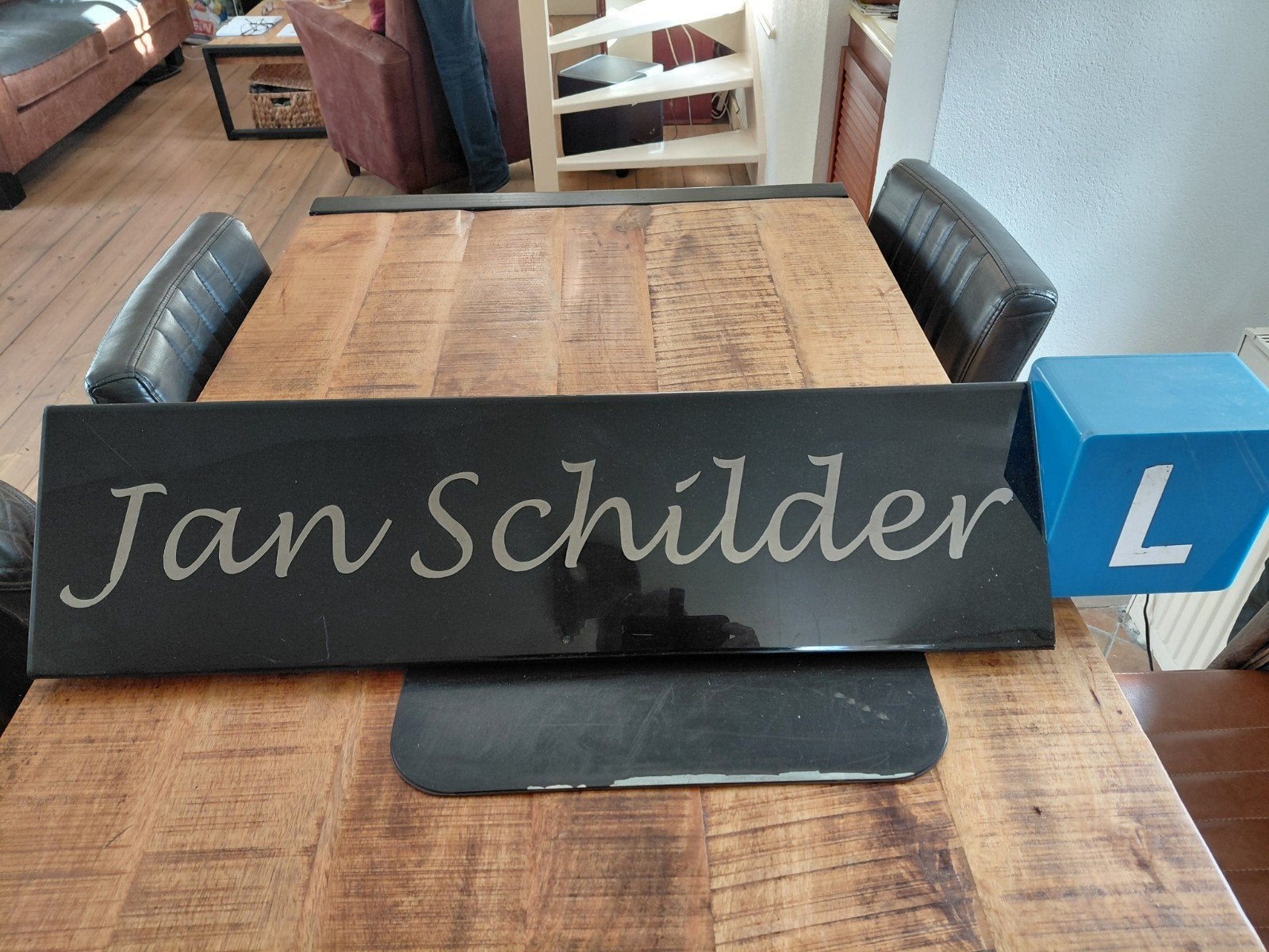 Gebruikte dakborden met opdruk