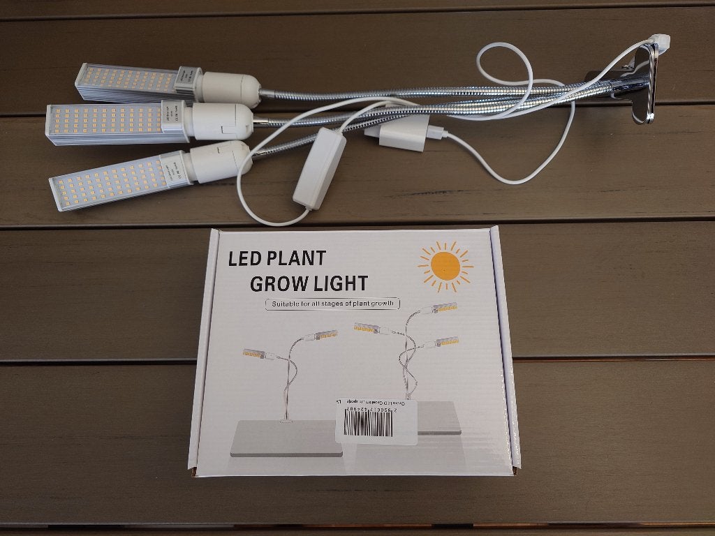 Ortho LED Groeilamp Full Spectrum met 3 lampen, Ophalen of Verzenden, Zo goed als nieuw, Kweeklamp