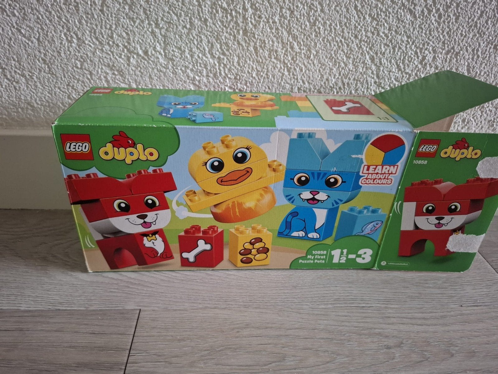 LEGO Duplo Mijn Eerste Puzzeldieren 10858, Compleet, Ophalen of Verzenden, Zo goed als nieuw, Duplo
