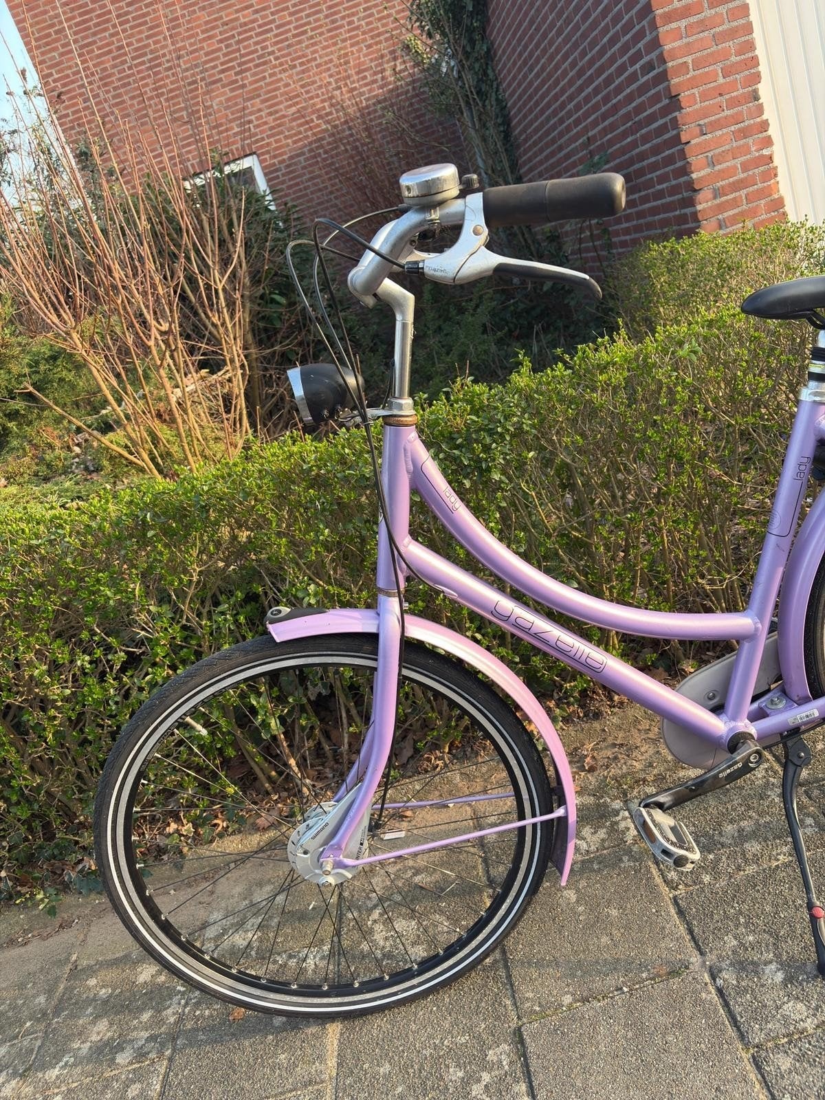 Gazelle damesfiets 28 inch 3 versnellingen 53 cm, 53 tot 56 cm, Ophalen of Verzenden, Zo goed als nieuw, Versnellingen