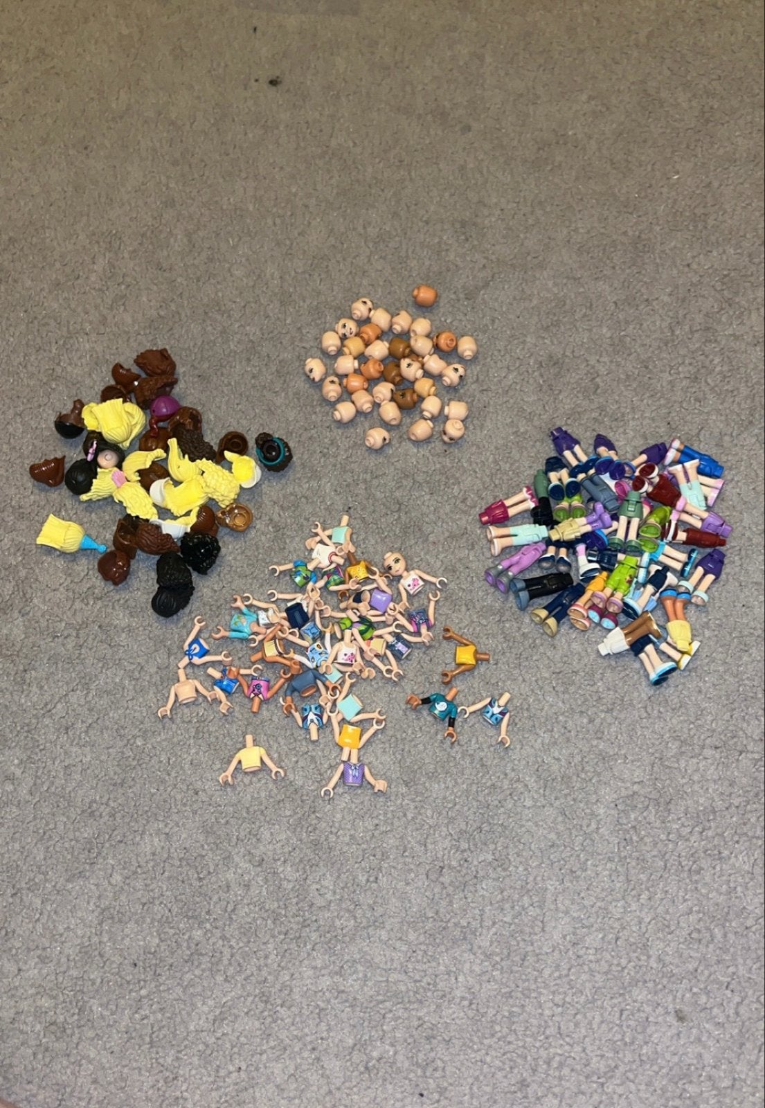 Grote partij Lego Friends poppetjes en onderdelen, Ophalen of Verzenden, Gebruikt, Overige merken