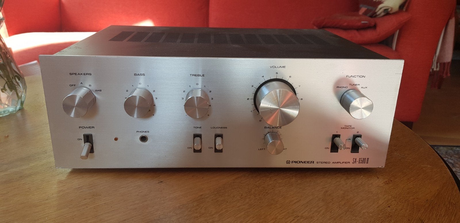 Pioneer versterker SA-6500 II, Ophalen of Verzenden, Gebruikt, 120 watt of meer, Pioneer