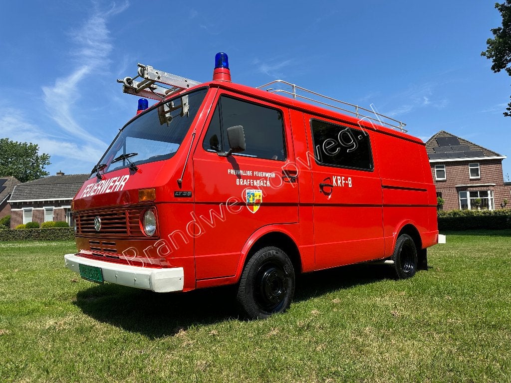 Brandweer VW LT35 '81, 33dkm. Camper? Weber knip+spreider!, Achterwielaandrijving, 4 cilinders, Handgeschakeld, 75 pk