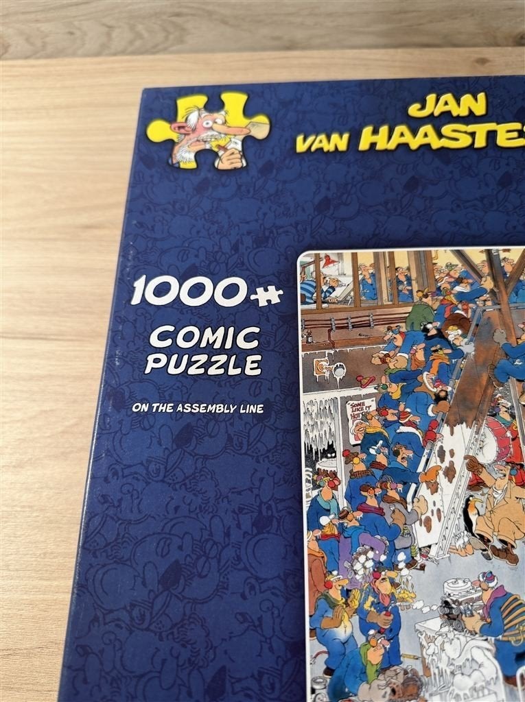 Jan van Haasteren - on the assembly line - 1000 stuks - s631, Verzenden, 500 t/m 1500 stukjes, Zo goed als nieuw