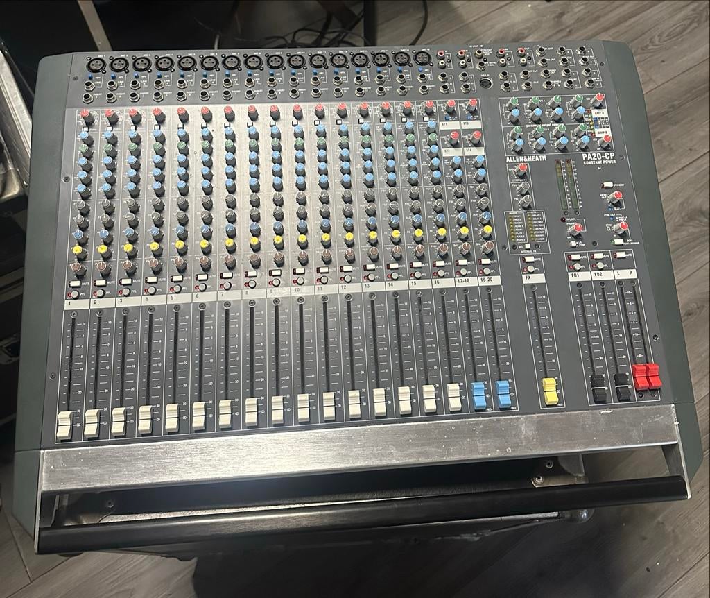 Allen & Heath PA20-CP Mengpaneel - 20 Kanalen, Muziek en Instrumenten, Ophalen of Verzenden, Gebruikt, 20 kanalen of meer, Microfooningang