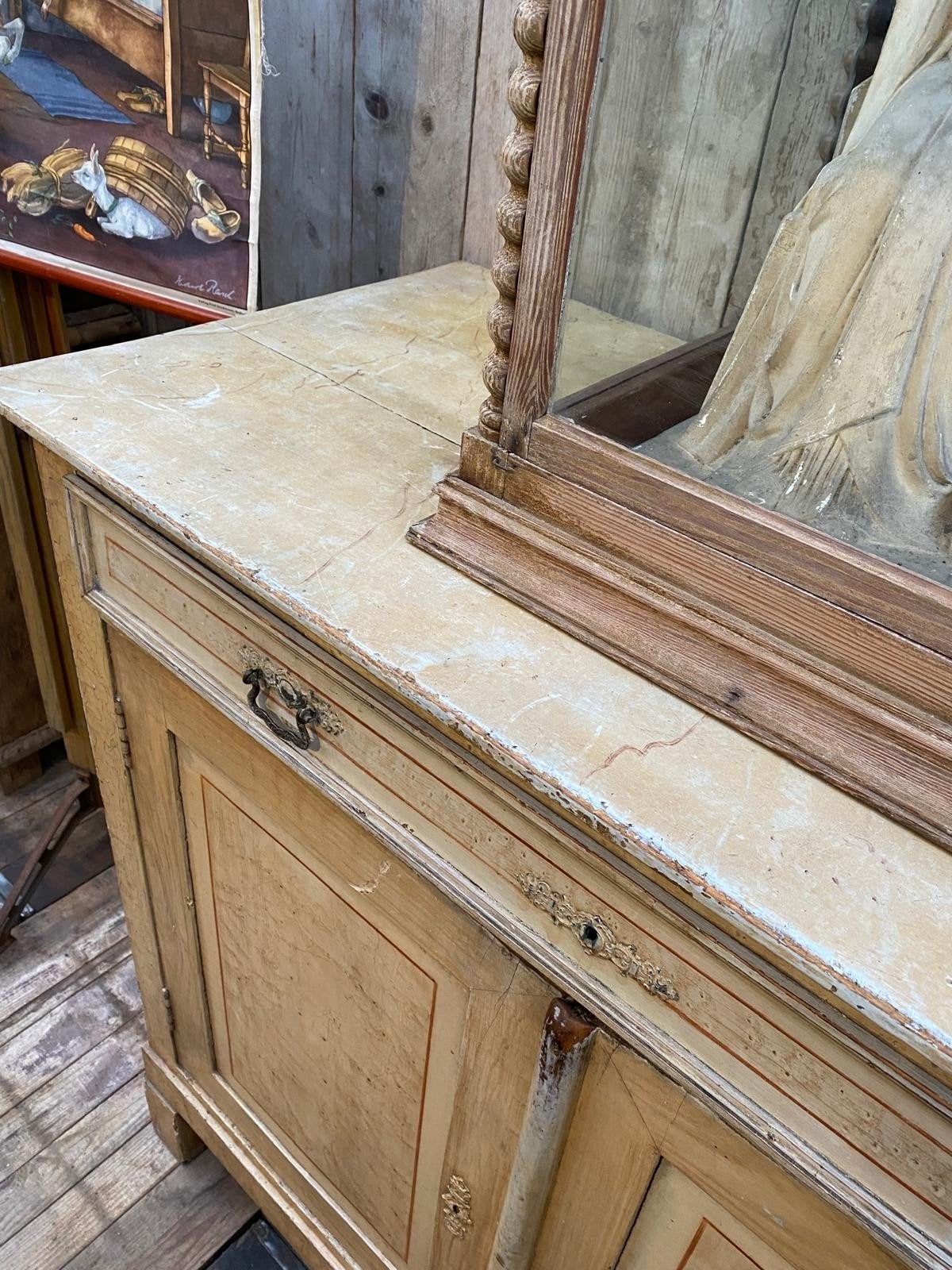 Franse antieke kast commode dressoir, Ophalen