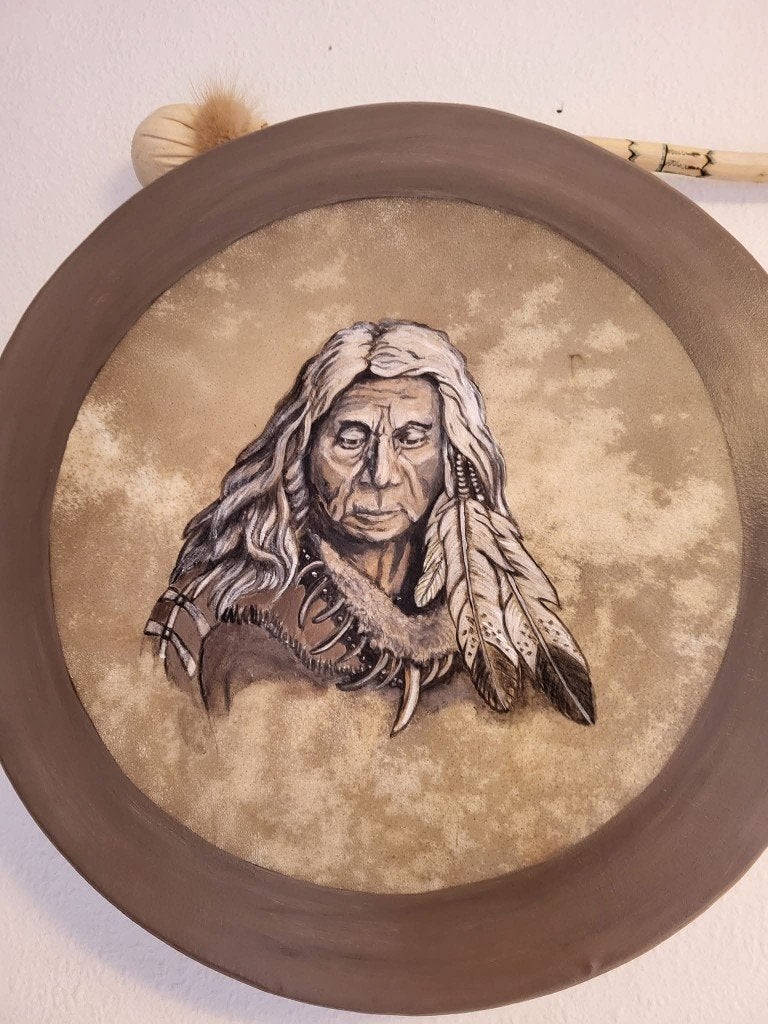 Sjamanen drum, Muziek en Instrumenten, Percussie, Nieuw, Trommel, Ophalen of Verzenden