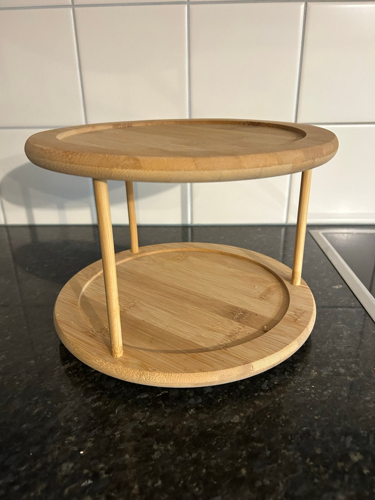 Mooie houten etagère - ongebruikt, Huis en Inrichting, Woonaccessoires | Etagères, Ophalen of Verzenden, Zo goed als nieuw, Etagère