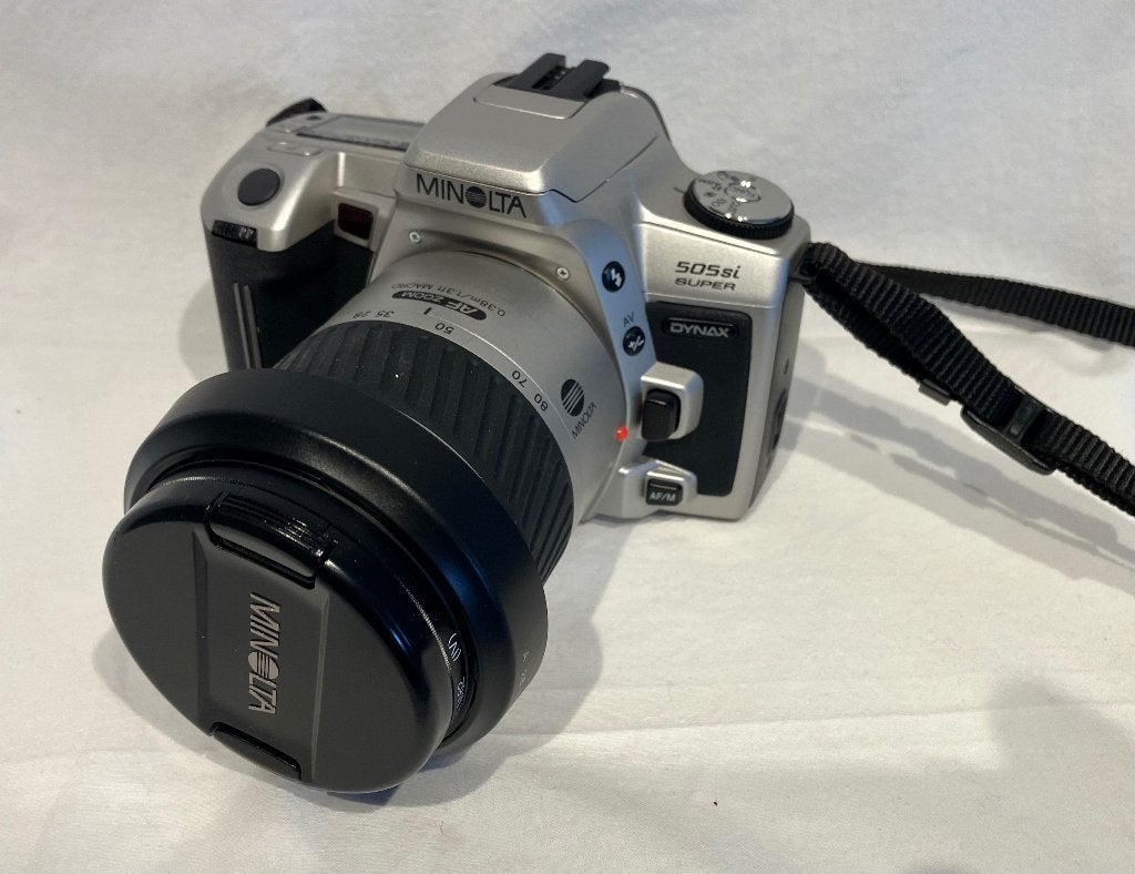 Minolta Dynax 505 SI Super, Ophalen of Verzenden, Gebruikt, Spiegelreflex, Minolta