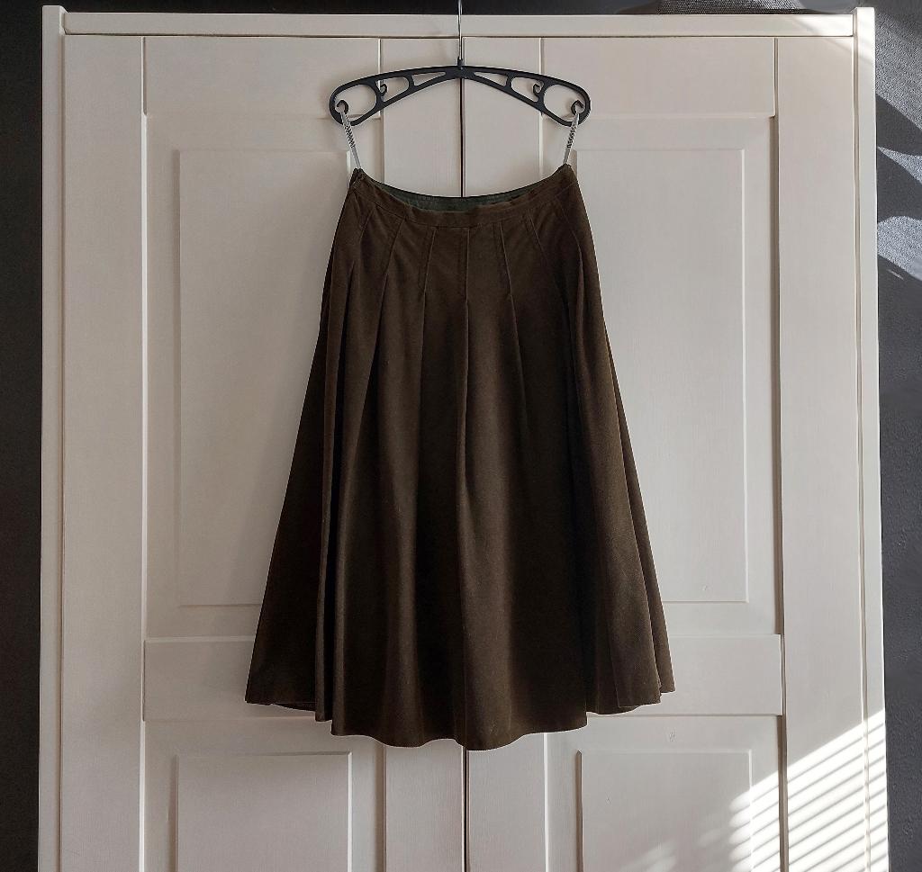 Rok Hammer Donker groen vintage mt 38 Als Nieuw! erg mooi!, Kleding | Dames, Rokken, Maat 38/40 (M), Ophalen of Verzenden, Zo goed als nieuw