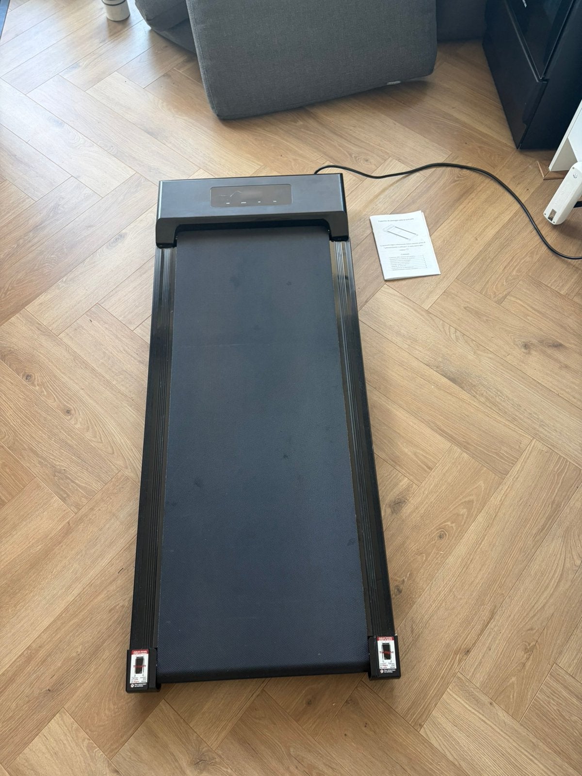 Loopband compact met wielen (perfect voor onder stabureau), Ophalen, Gebruikt, Loopband