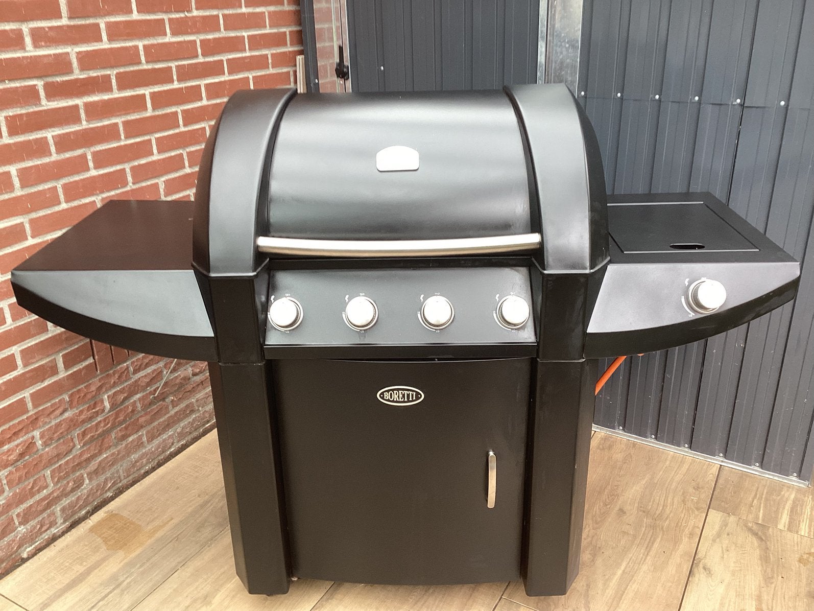 Boretti Robusto gasbarbecue / buitenkeuken, 4 branders + wok, Ophalen, Gebruikt