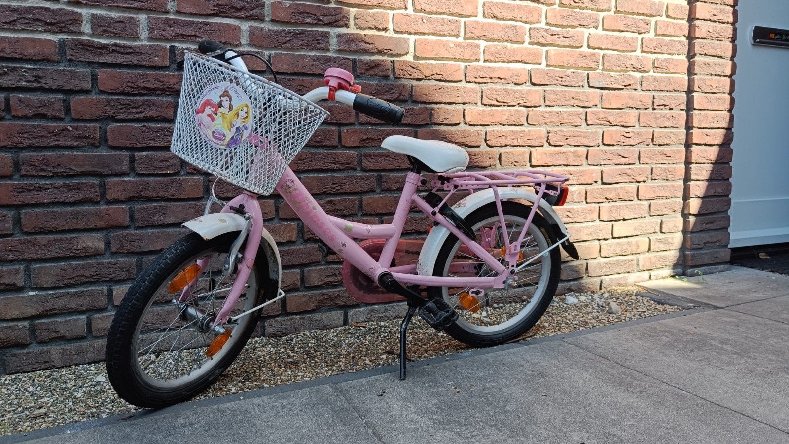 Loekie Prinses 16 inch meisjesfiets met mandje, Ophalen