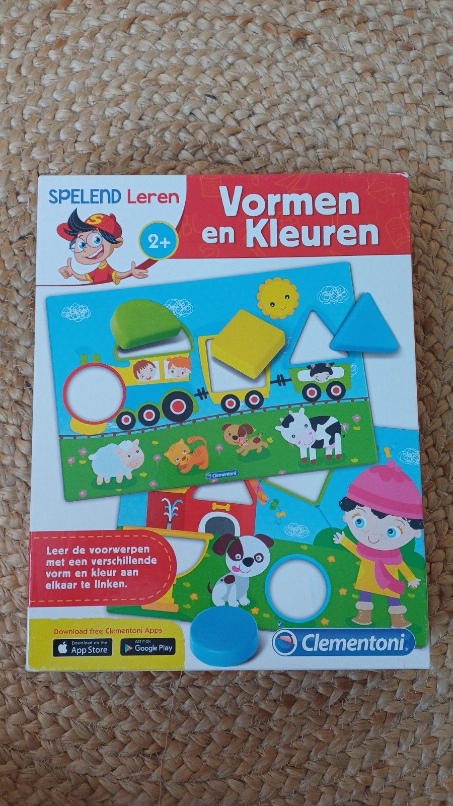 Clementoni Spelend Leren: Vormen en Kleuren (2+), Ophalen of Verzenden, Gebruikt, Puzzelen