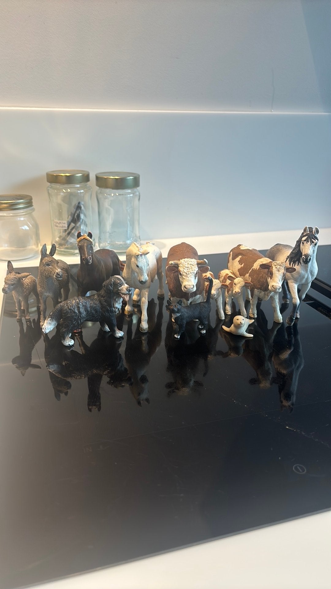 Grote collectie Schleich ,en een zeehond, Ophalen, Gebruikt