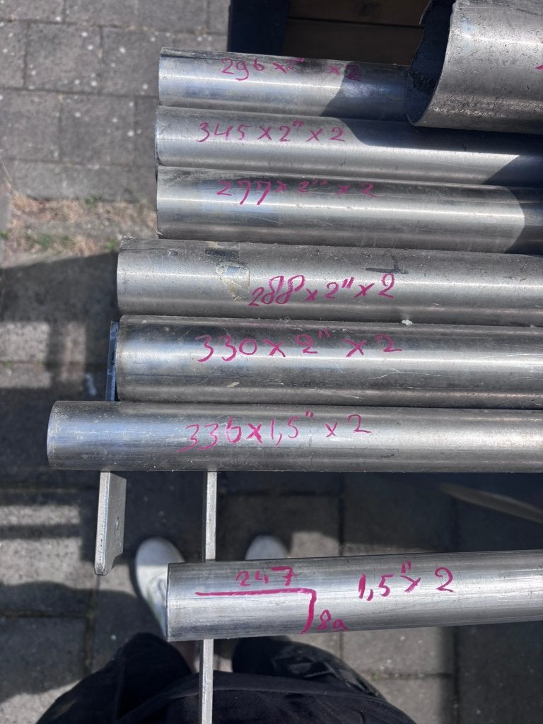 RVS materiaal, alles in 1 koop, Ophalen, Gebruikt, Overige metalen