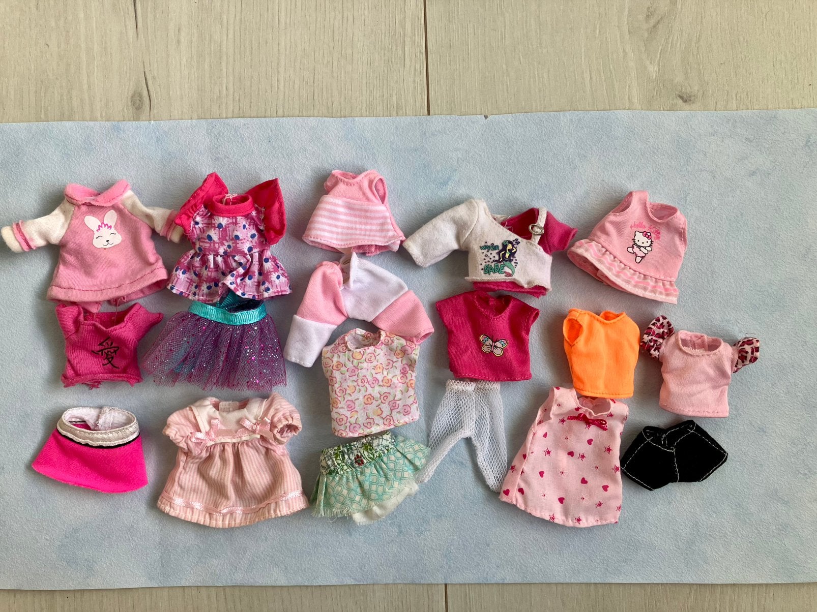Barbie kleertjes klein popje Kelly, Evi etc., Ophalen of Verzenden, Zo goed als nieuw, Barbie