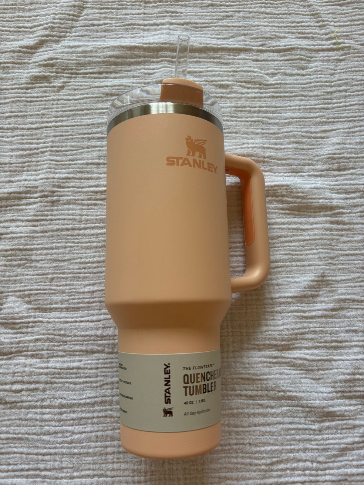 Stanley beker cup drinkfles fles 1.18l 40oz koraal, Ophalen of Verzenden, Zo goed als nieuw
