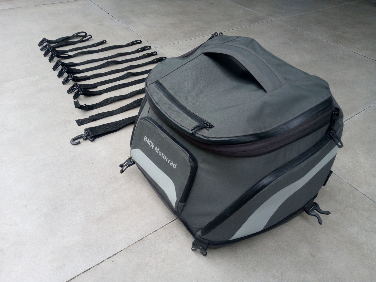 BMW Motorrad Tanktas met Bevestigingsriemen, Motoren, Accessoires | Koffers en Tassen, Ophalen of Verzenden, Gebruikt