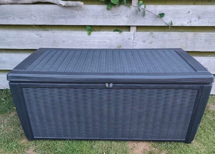 Grote Keter Opbergbox L144xB72xH62 - Ruime Kunststof Tuinbox, Ophalen, Gebruikt, Kunststof, Overige typen