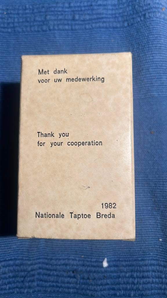 Breda Nationale Taptoe 1982 miniatuur., Ophalen of Verzenden, Landmacht, Nederland, Miniatuur of Beeldje