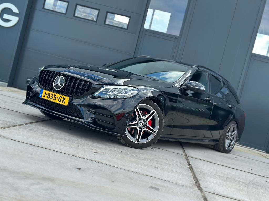 Mercedes-Benz C200 AMG | C43 | Automaat | Glascoating!, Auto's, Mercedes-Benz, 1800 kg, Zwart, 4 cilinders, 1465 kg