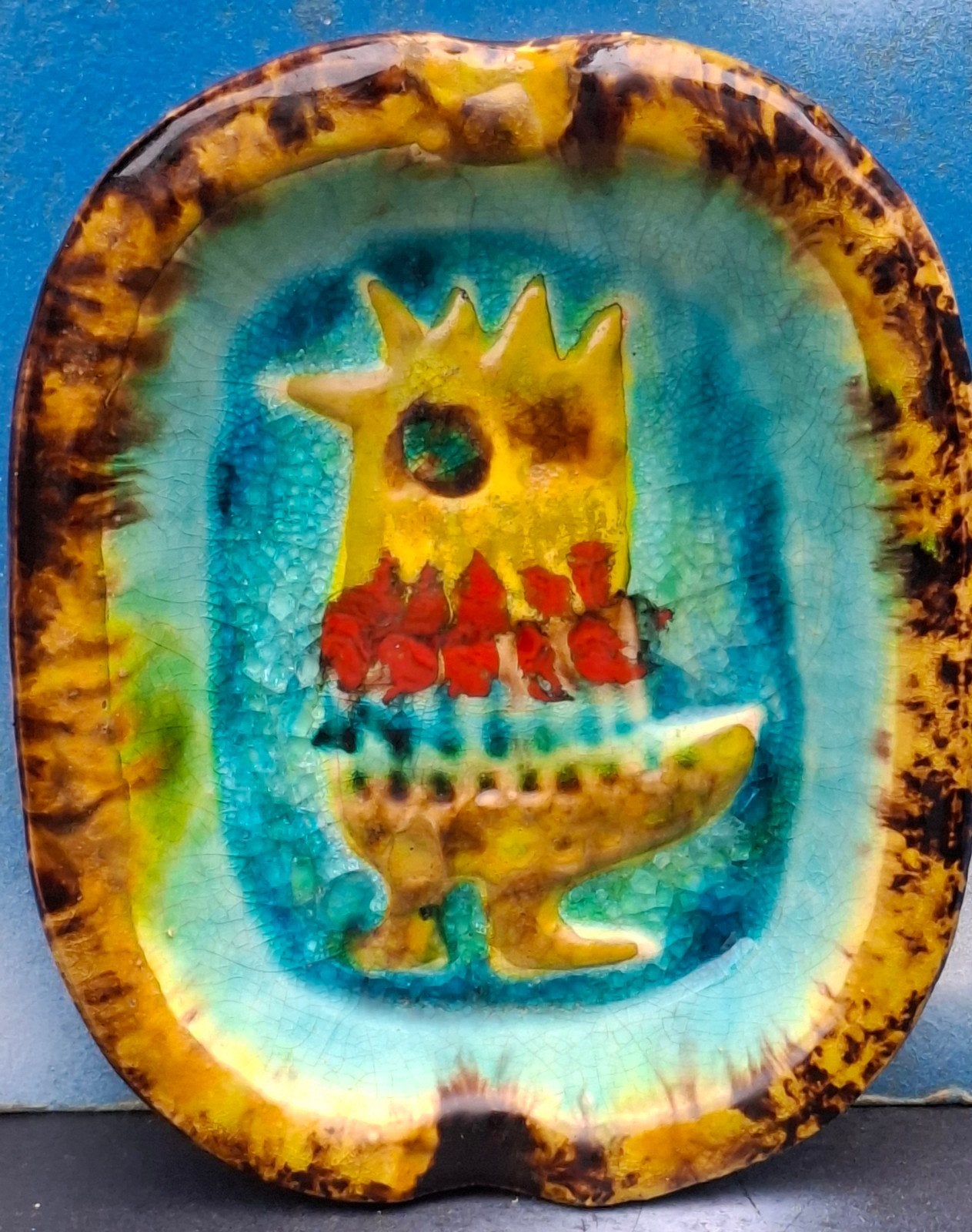 SCHRAMBERG MAJOLICA FABRIK (SMF). Schaal/asbak., Ophalen
