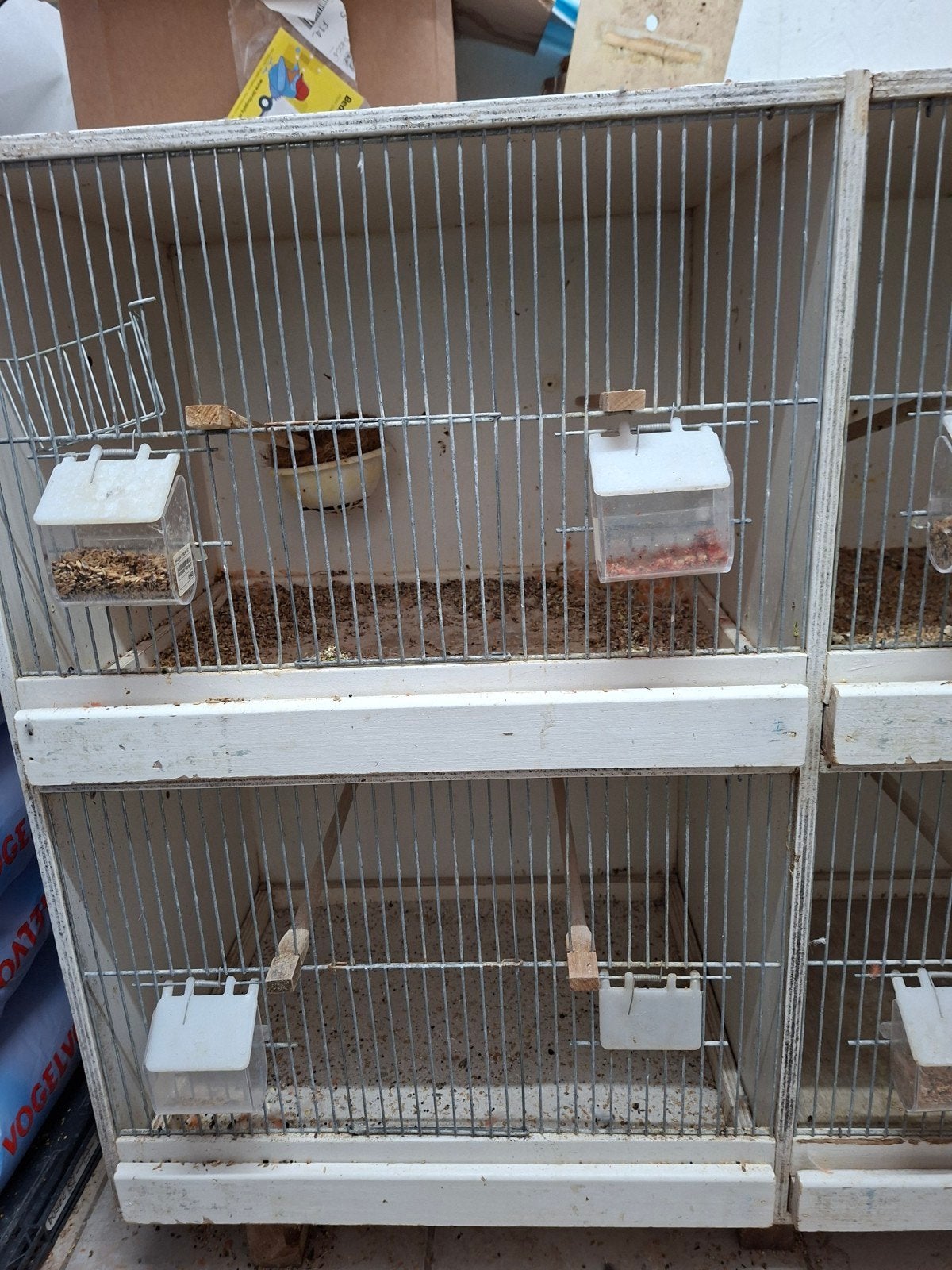 4 kanarie kweekkooien, Dieren en Toebehoren, Vogels | Hokken en Kooien, Ophalen, Hout, Broedkooi of Kweekkooi