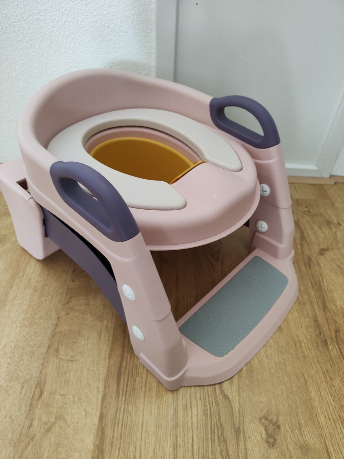 Potje en toiletbril verkleiner met trapje in-één, Kinderen en Baby's, Ophalen, Zo goed als nieuw