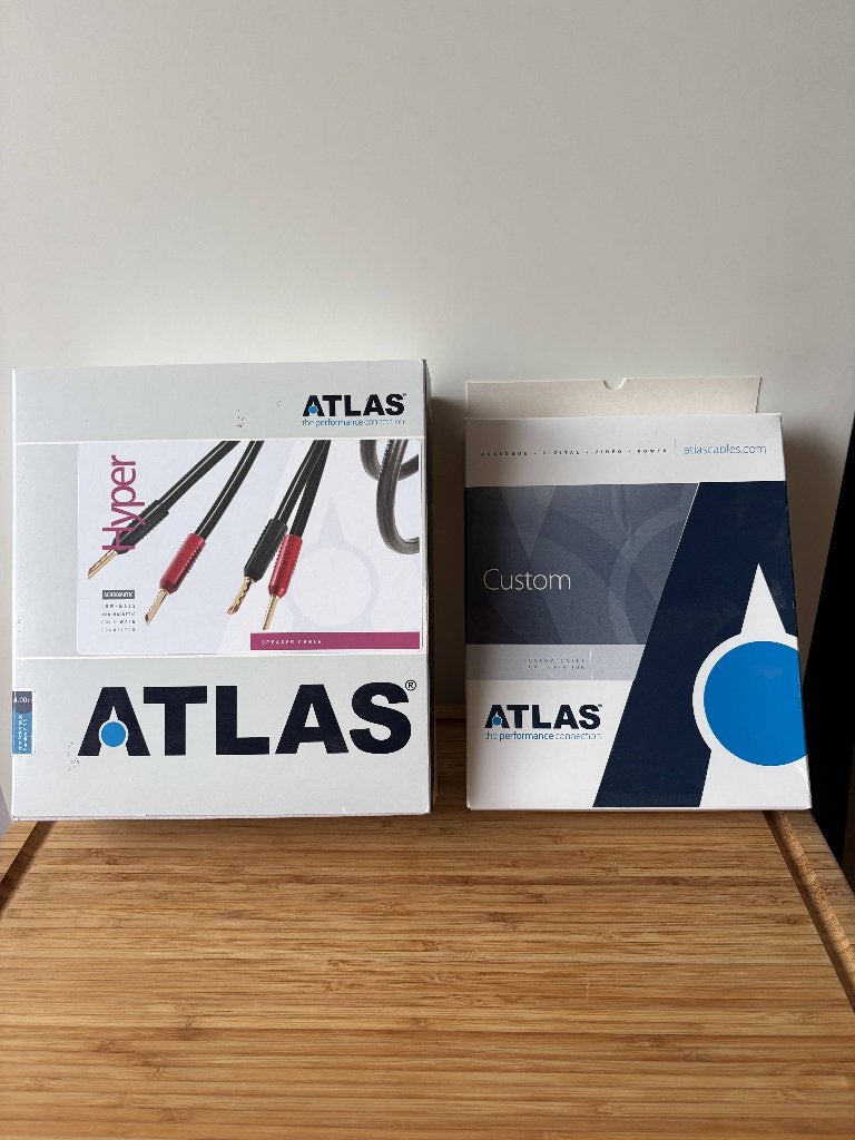 Atlas LS Kabels type Hyper Achromatic Z3,5 (4 meter set), Ophalen of Verzenden, Zo goed als nieuw, 2 tot 5 meter, Luidsprekerkabel