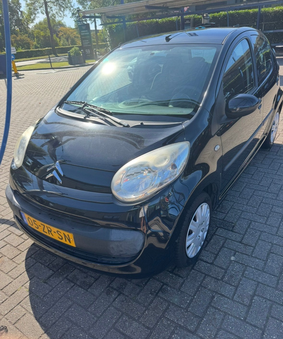 Citroën C1 1.0 5-DRS 2008 Zwart, Auto's, Citroën, Particulier, C1, Centrale vergrendeling, Digitale radio-ontvangst, Elektrische ramen