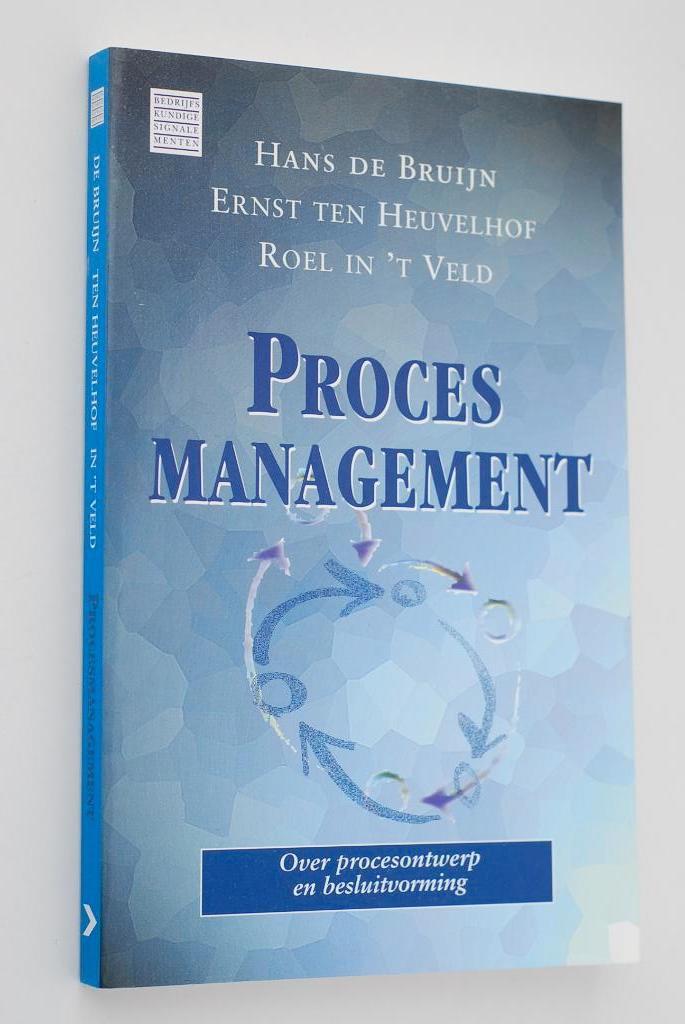 Procesmanagement (1998), Boeken, Verzenden, Hans de Bruijn, Management, Zo goed als nieuw