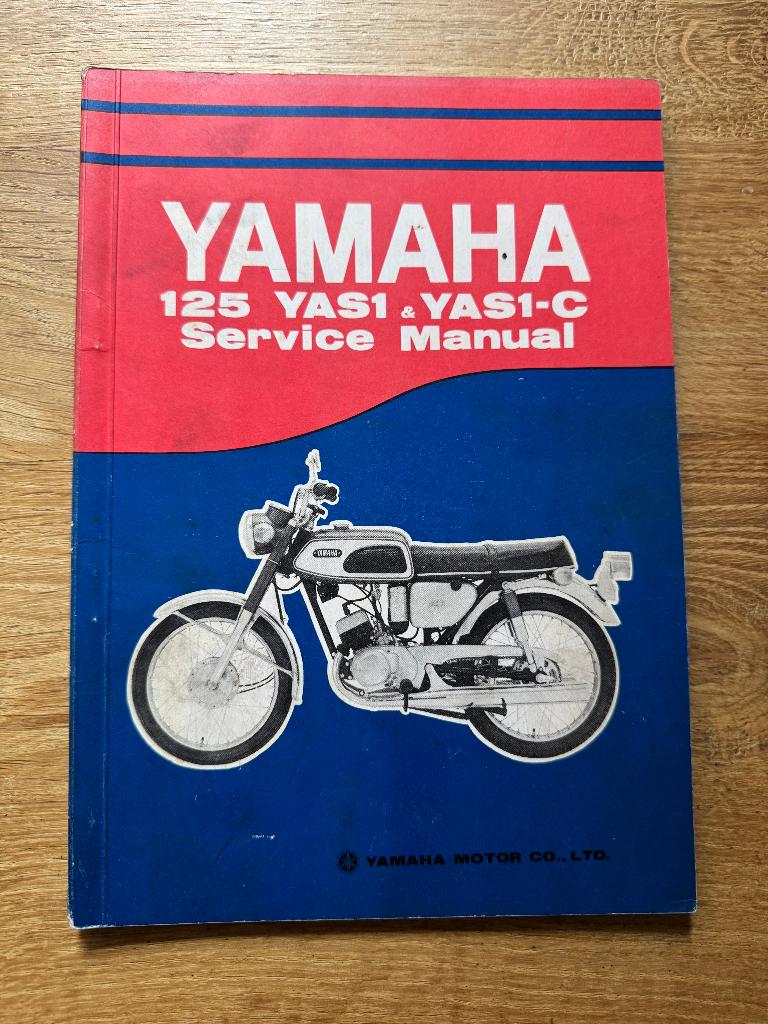 Boekje Yamaha 125 YAS1, Ophalen of Verzenden, Yamaha
