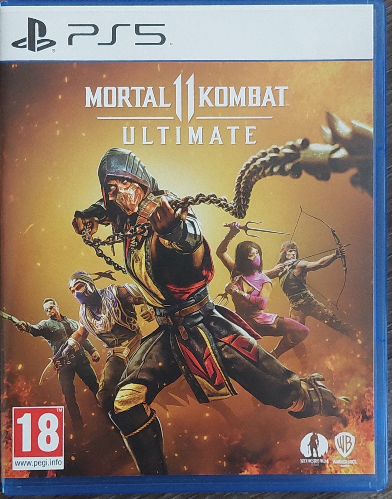 ps5 Mortal kombat 11 ultimate, Ophalen of Verzenden, Zo goed als nieuw