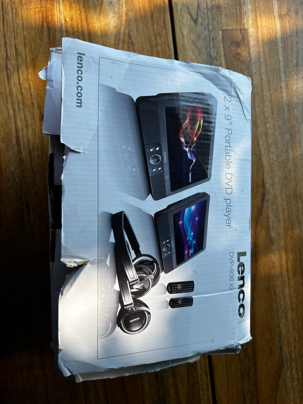 Lenco DVP-938X2 Draagbare DVD Speler met 2 schermen, Gebruikt, Draagbaar, Ophalen, Overige merken