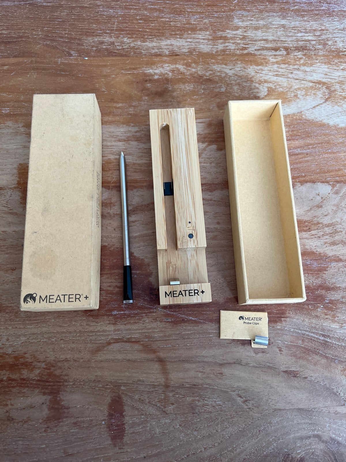 MEATER+ draadloze slimme vleesthermometer, Ophalen of Verzenden, Zo goed als nieuw